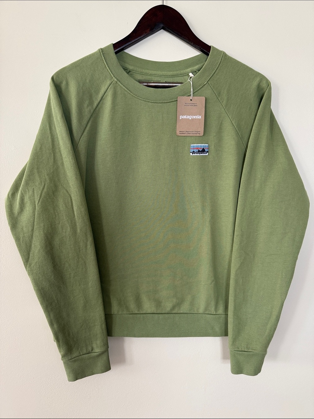 NEW Patagonia Women’s Crewneck Sweatshirt Kelly Green Medium NWT